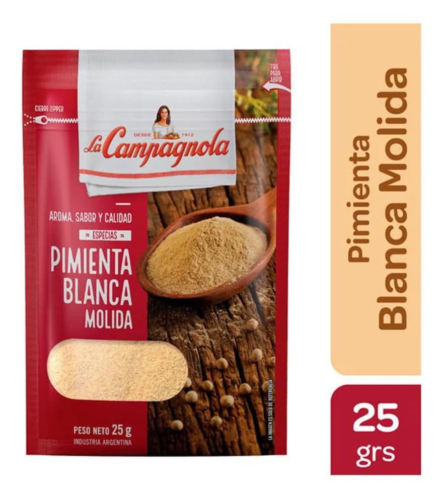 PIMIENTA BLANCA EN GRANO LA CAMPAG 25G