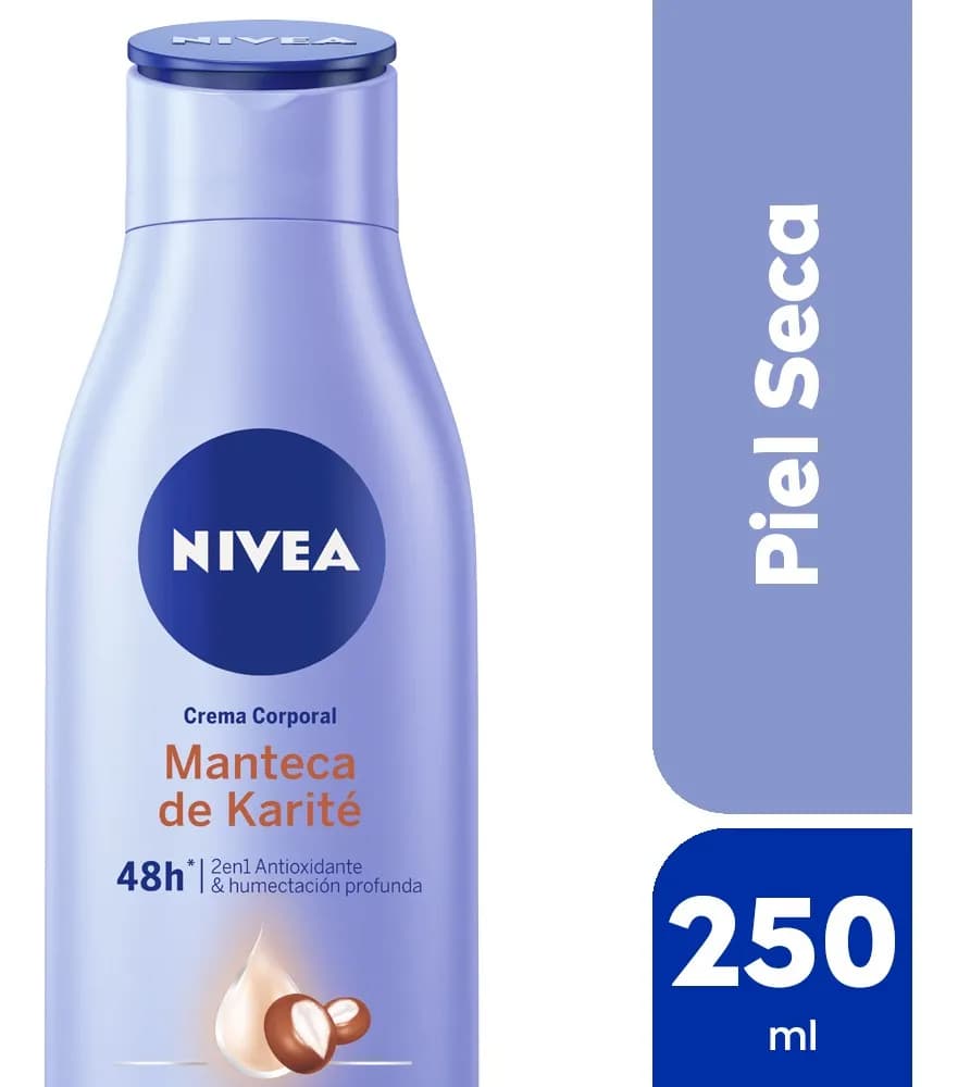 CREMA CORP MANTECA DE KARITE NIVEA 250ML