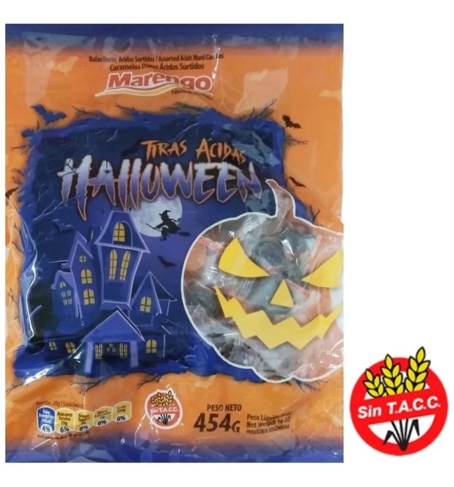CARA MARENGO TIRAS ACIDAS HALLOWEEN 454G