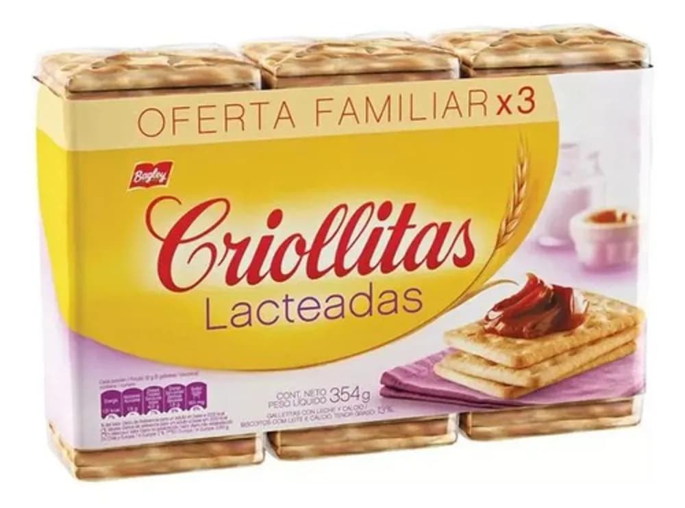 GALLE CRIOLLITAS LACTEADAS X 3