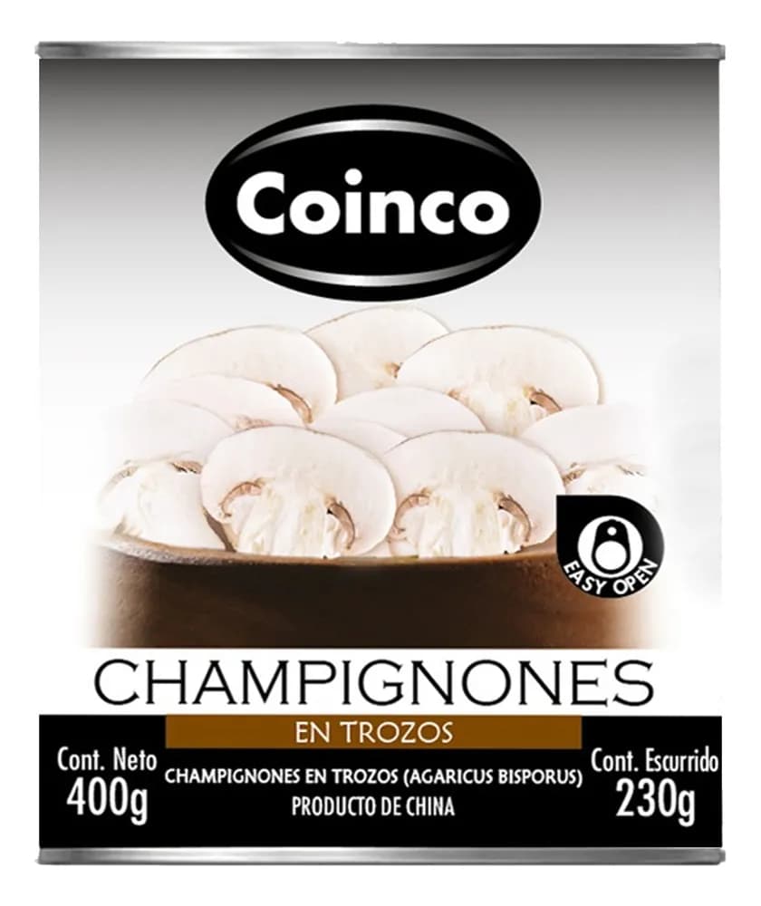 CHAMPIGNONES EN TROZOS COINCO 400G