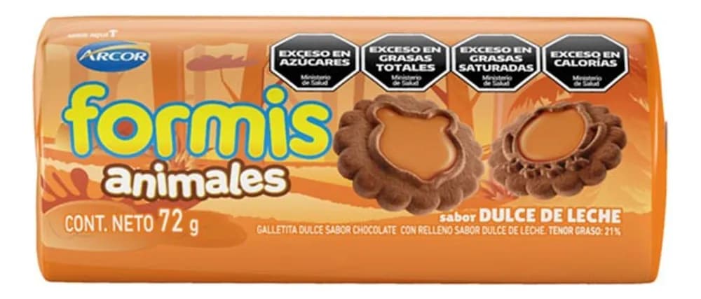 GALLE FORMIS ANIMALES DULCE DE LECHE 72G