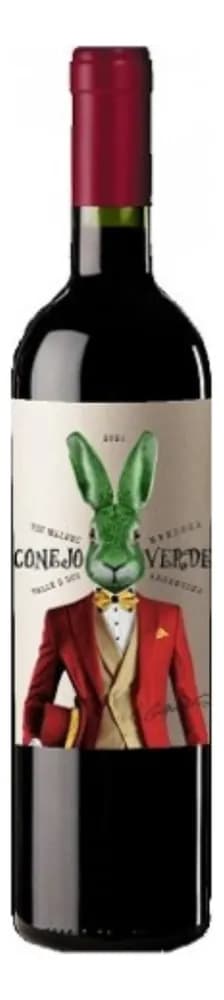VINO CONEJO VERDE MALBEC 750 CC