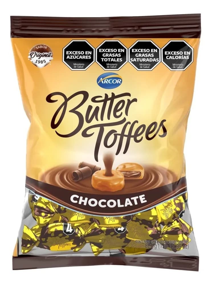 CARA ARCOR BUTTER TOFFEES CHOCOLATE 822G