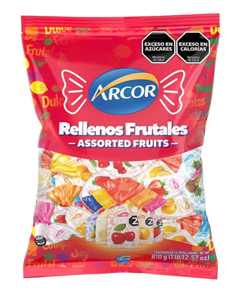 CARA ARCOR RELLENOS FRUTALES 810G