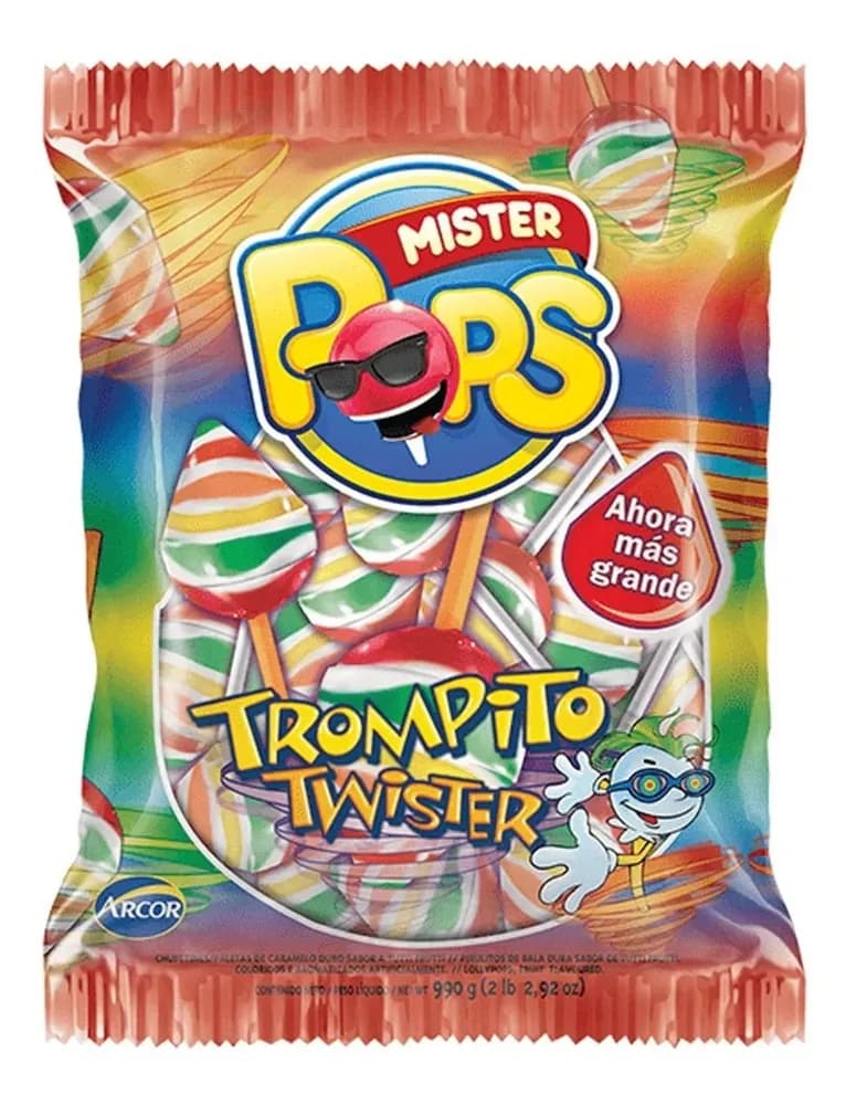 CHUP MIR POPS TROMPITOS ARCOR 550G