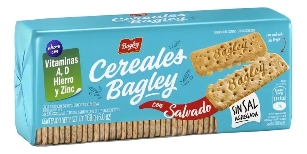 GALLE CEREALES CON SALVADO SIN SAL BAGLEY