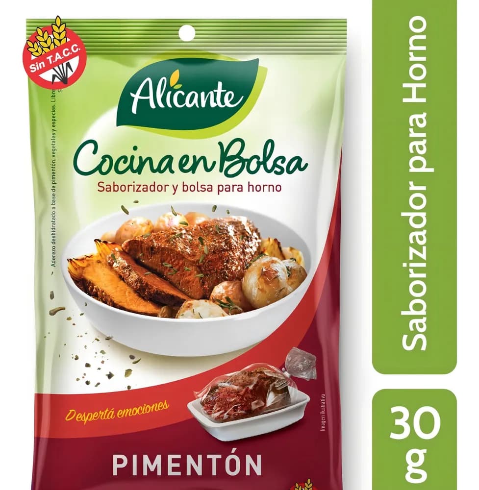 BOLSA PARA HORNO ALICANTE PIMENTON