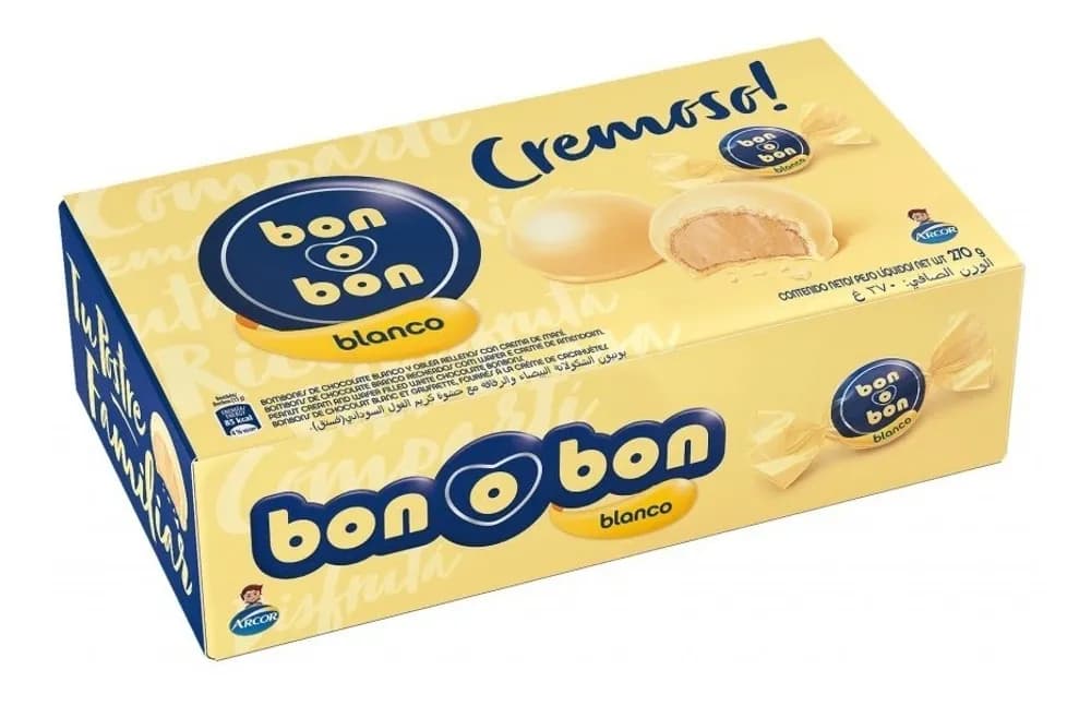 CAJA BON O BON BLANCO ARCOR 270G