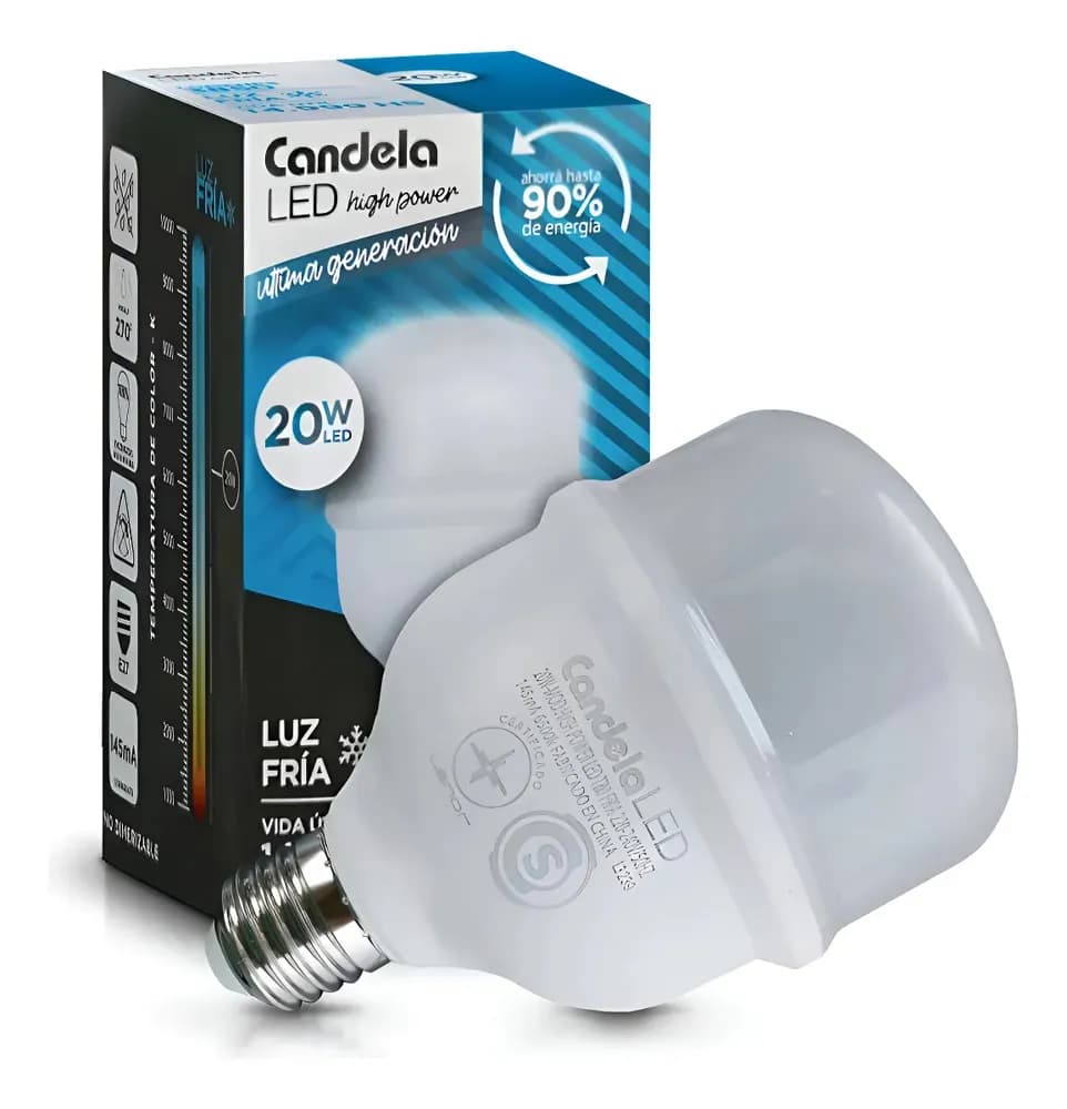 FOCO CANDELA LED 20W