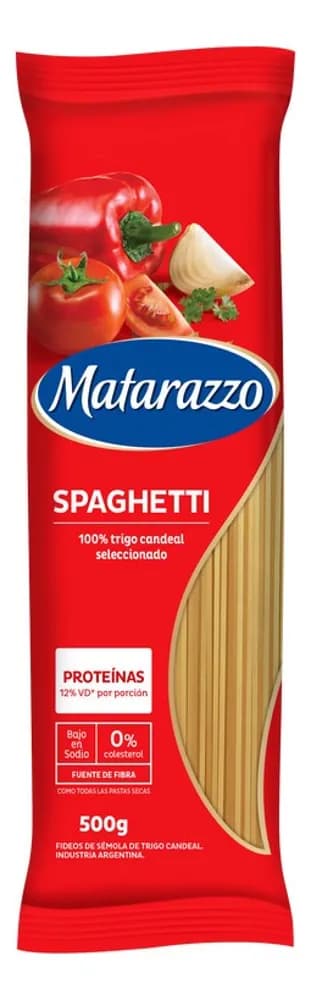 FIDEO MATARAZZO SPAGHETTI 500G