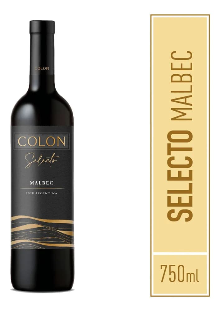 VINO COLON SELECTO MALBEC 750 CC